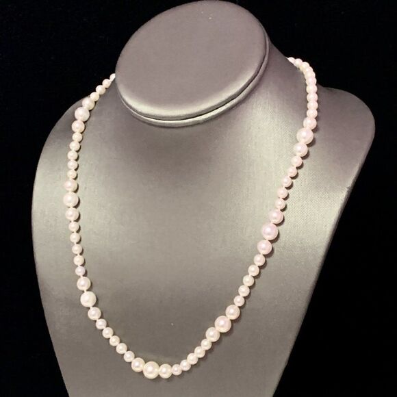 Akoya Pearl Necklace 14k Yellow Gold 19.5" 8.5 mm Certified $3,950 114446 - Picture 6 of 11